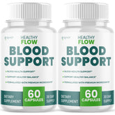 Two-pack Healthy Flow Blood Support Capsules bottle front view