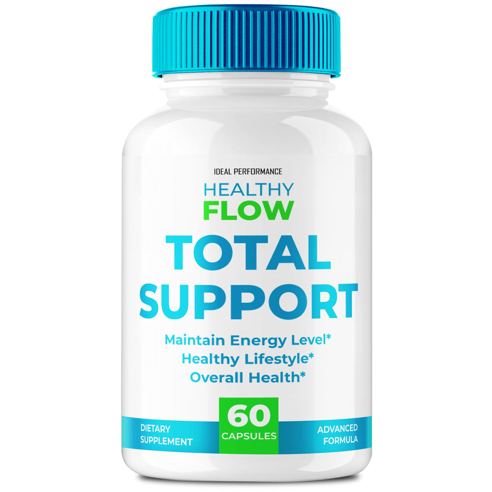 Healthy Flow Total Support Capsules bottle front view