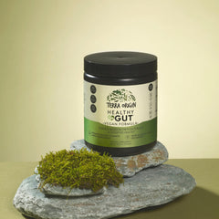 Healthy Gut Vegan Formula packaging label