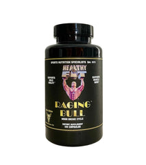 Bottle of Healthy 'N Fit Raging Bull Mega Orchic 120 capsules