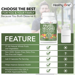 Natural antioxidants-rich fruits and vegetables imagery