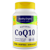 Healthy Origins CoQ10 100 mg softgels bottle front