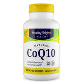 Bottle of Healthy Origins CoQ10 200 mg softgels