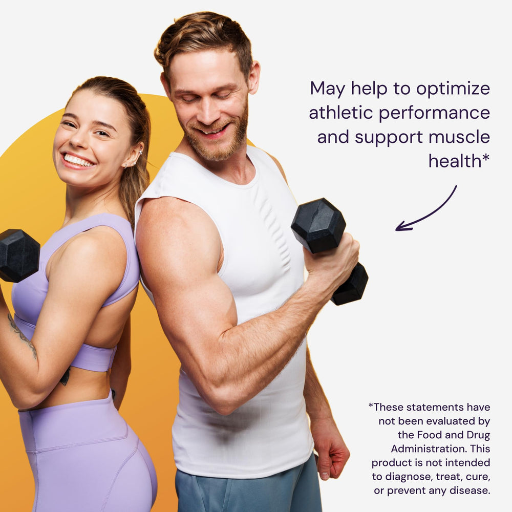 Studio shot of the creatine jar against a white backdrop