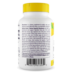 Supplement facts panel visible on the label