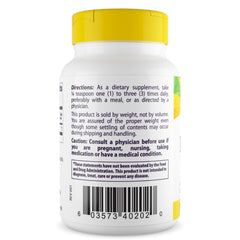 Healthy Origins scoop with powder demonstrating adjustable dosing convenience