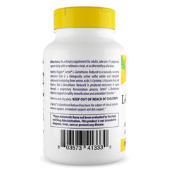 Product label for Healthy Origins Setria L-Glutathione