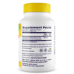 Close-up of Pycnogenol 100 mg capsules