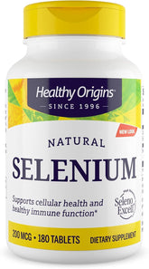 Healthy Origins Selenium 200 mcg bottle - front view