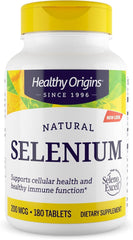 Healthy Origins Selenium 200 mcg bottle - front view