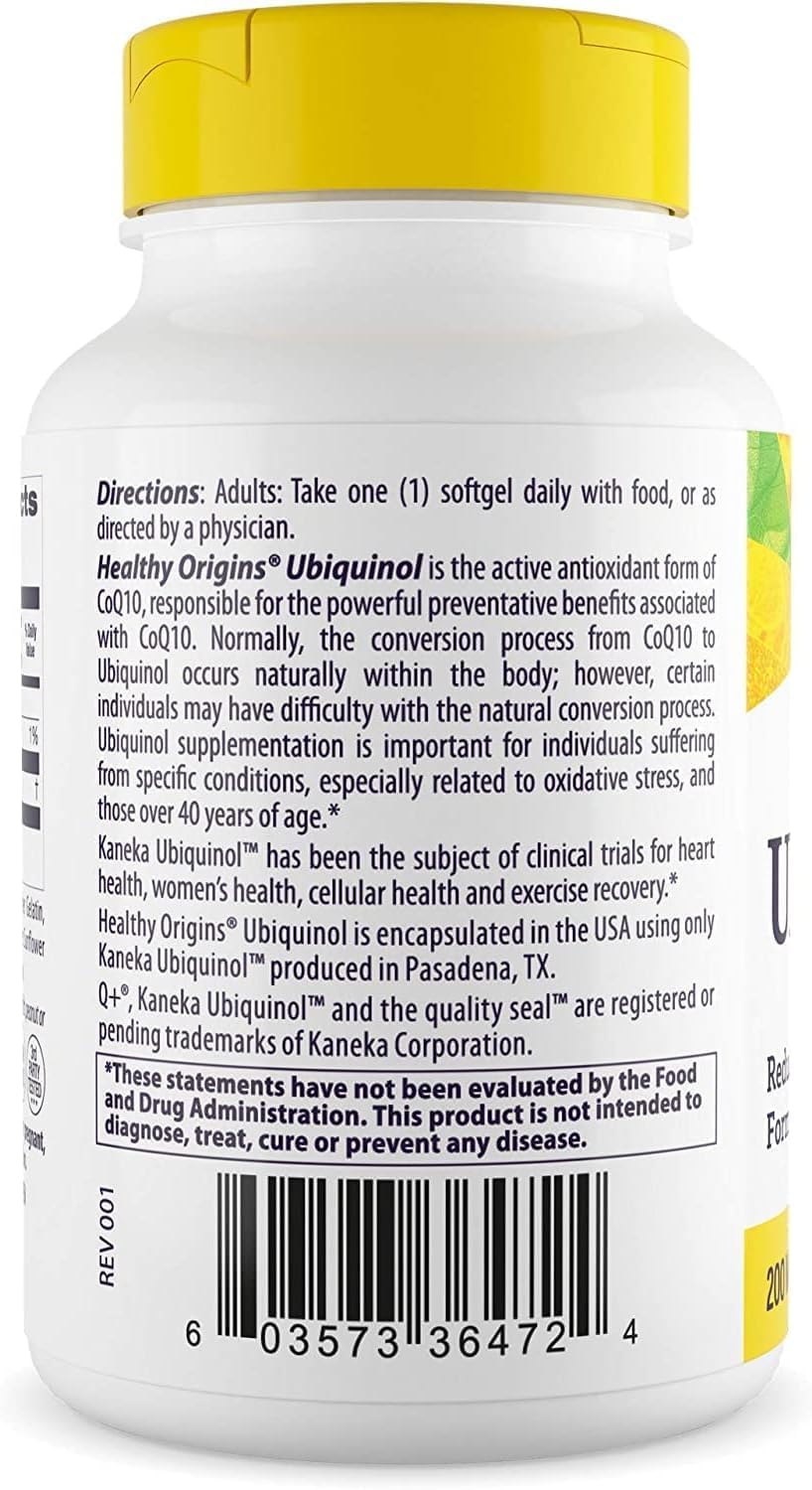 Bottle displaying 30 softgels