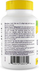 Bottle displaying 30 softgels