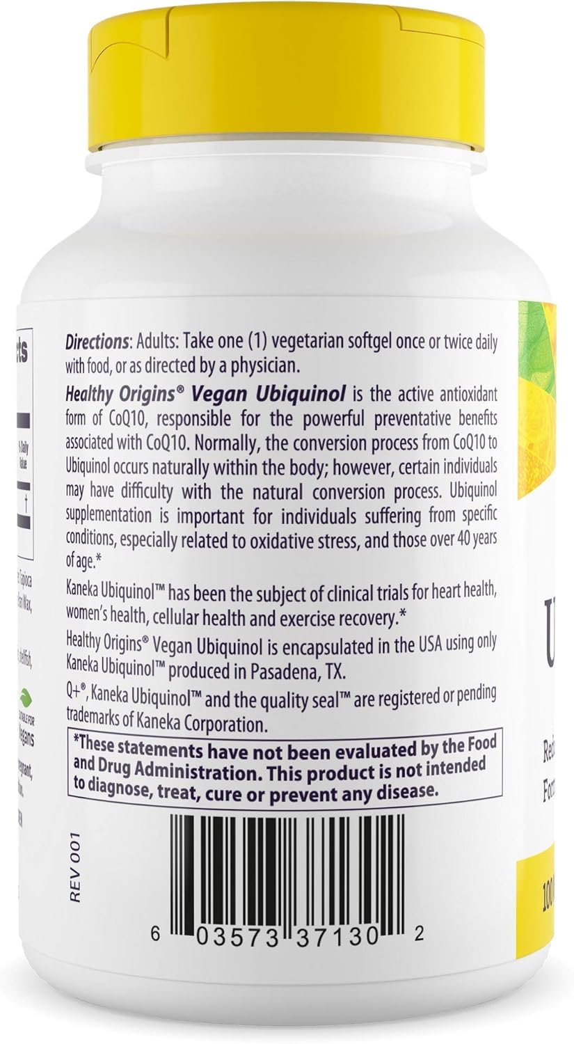 Kaneka Ubiquinol active form CoQ10 certification label