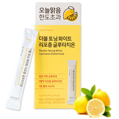 HEALTHY PLACE Double Toning White Liposome Glutathione box front