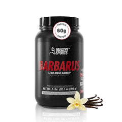 HEALTHY SPORTS Barbarus protein bottle with vanilla flavor for shakes