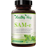 Healthy Way 500mg SAM-e bottle front view