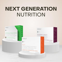 Close-up of Healthycell telomere capsules