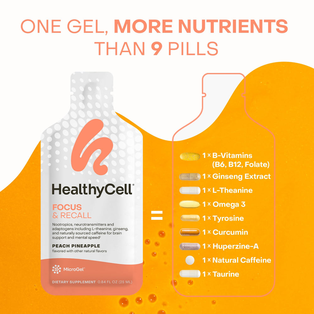 Gel pack ready to enjoy straight from the pouch