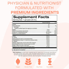 Vegan gluten-free soy-free non-GMO formulation icons