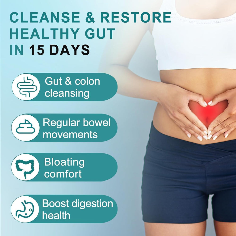 HealthyFinds 15 Day Cleanse capsules for convenient daily digestive support