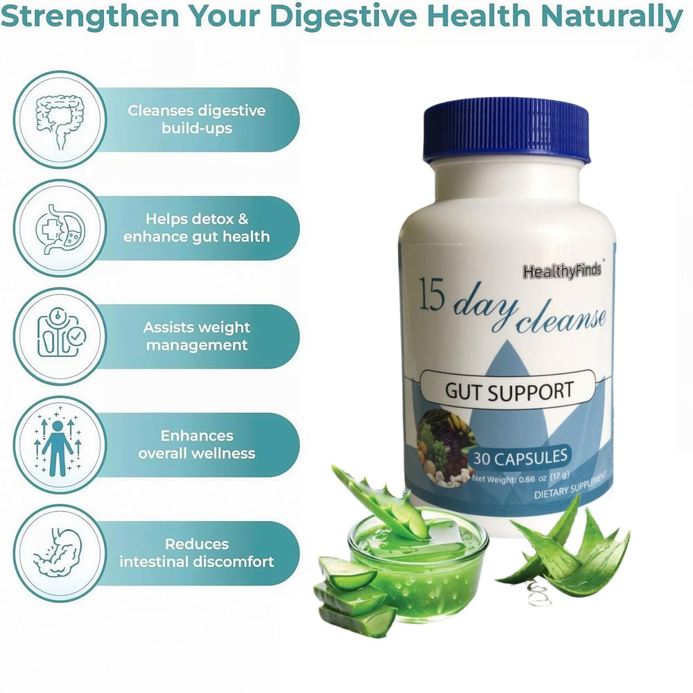 HealthyFinds digestive journey illustration visual cue for gut supporting detox routine