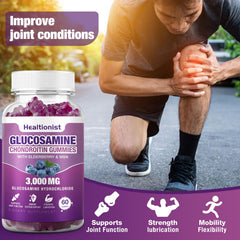 Healtionist gummies label close-up