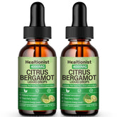 Healtionist citrus bergamot liquid drops bottle 4oz ready for convenient daily use.