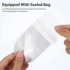 Clear plastic tongue covers suitable for all ages