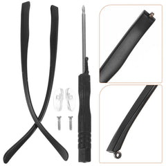 Installation of eyeglasses arm replacement
