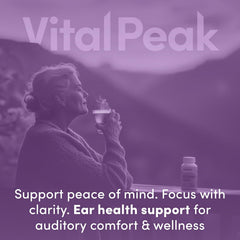 Lifestyle image of Hearing Peak promoting ear health support