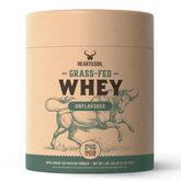 HEART & SOIL whey concentrate unflavored powder provides fast, clean protein for daily workouts.