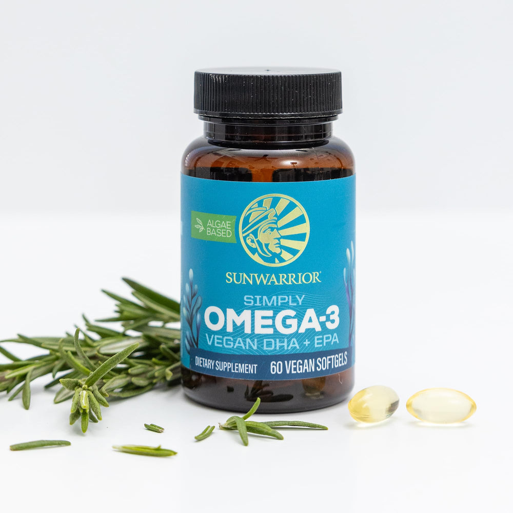 Graphic showing heart, brain, and vision support from omega-3s