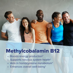 Icons representing heart health and energy support