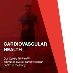 Graphic showing heart health benefits