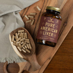 Iron and copper minerals beside liver capsules