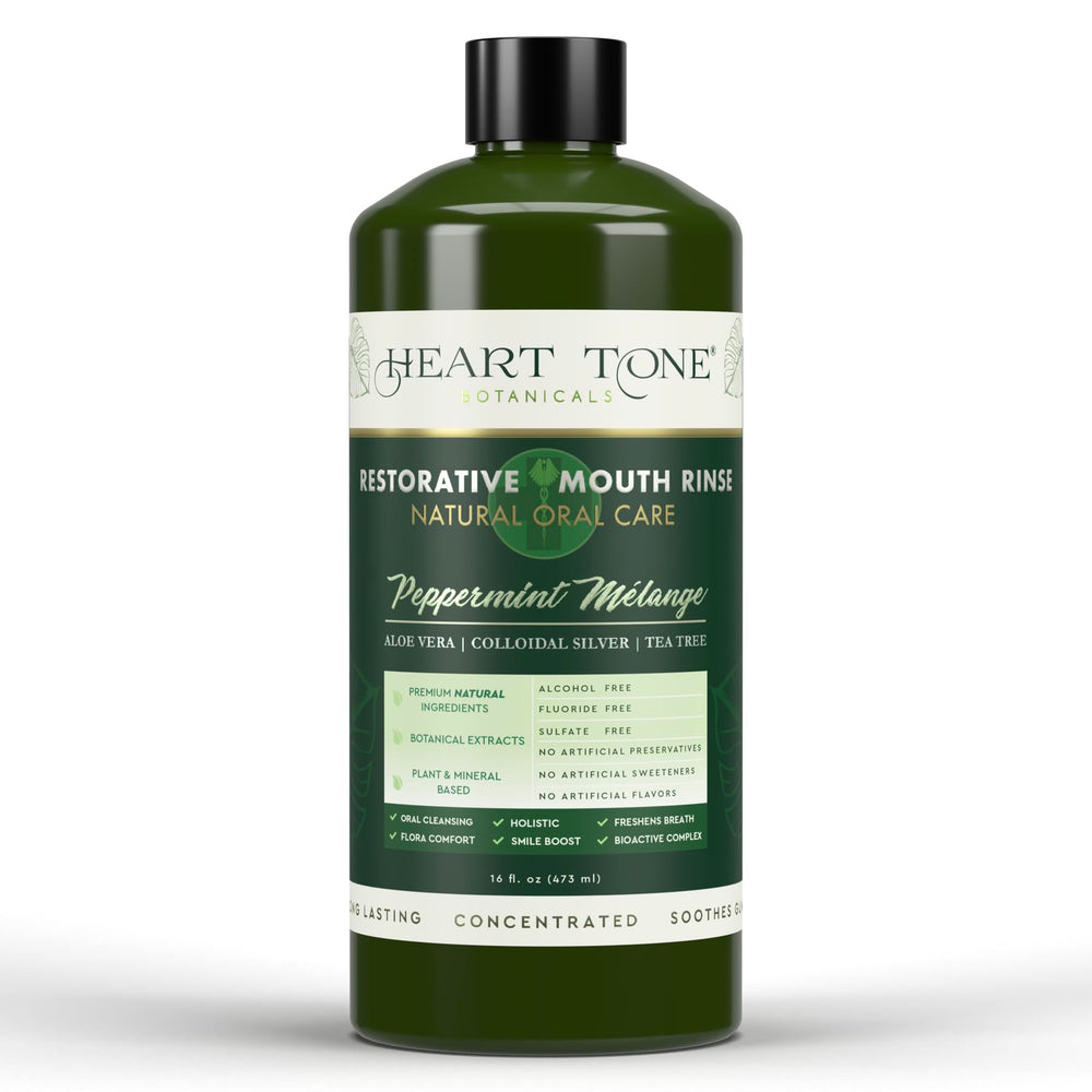 Heart Tone Botanicals Nano Silver Mouthwash bottle