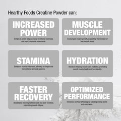Unflavored creatine powder packaging highlighting vegan gluten free non GMO