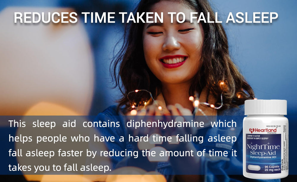 Storage and presentation of Heartland Pharma sleeping pills for adults