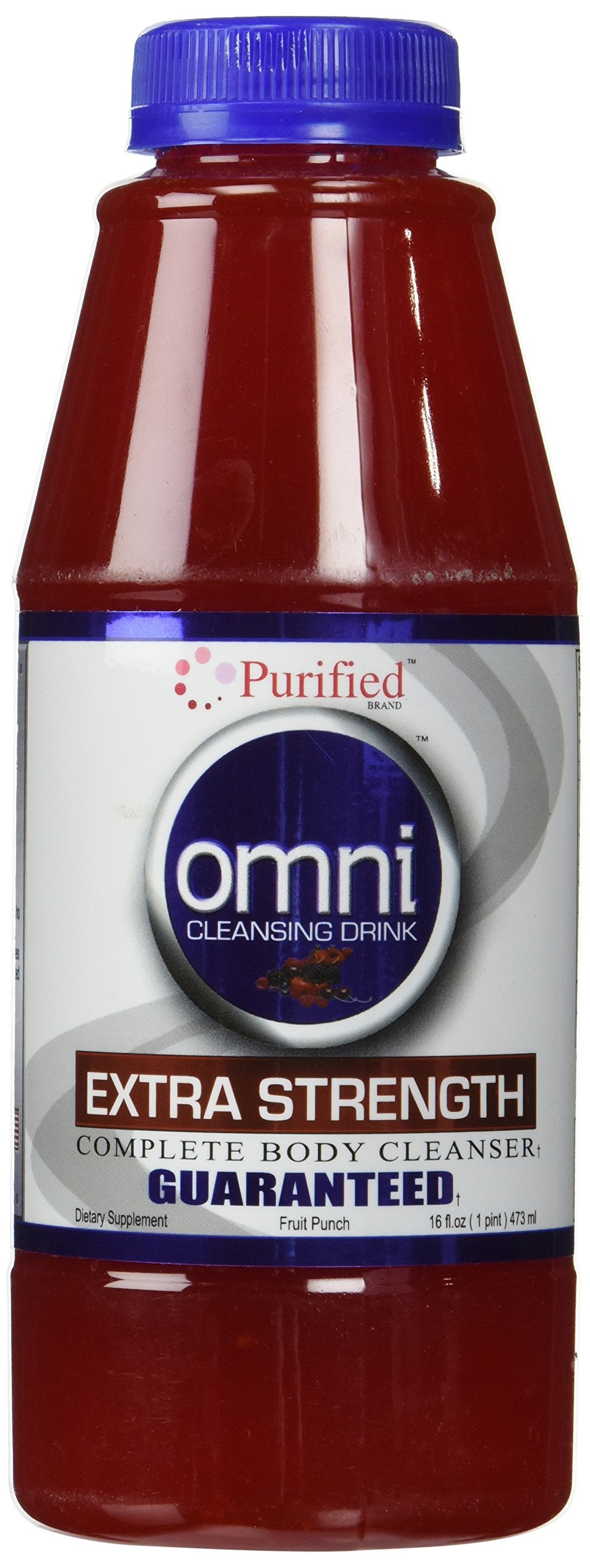 Heaven Sent Omni Cleansing Drink Fruit Punch bottle with fast-acting formula.