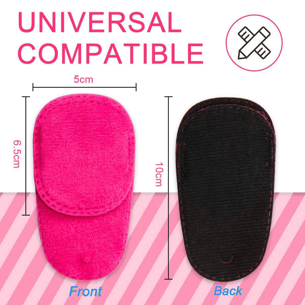 Close-up of soft velvet material of HECATY eye patch