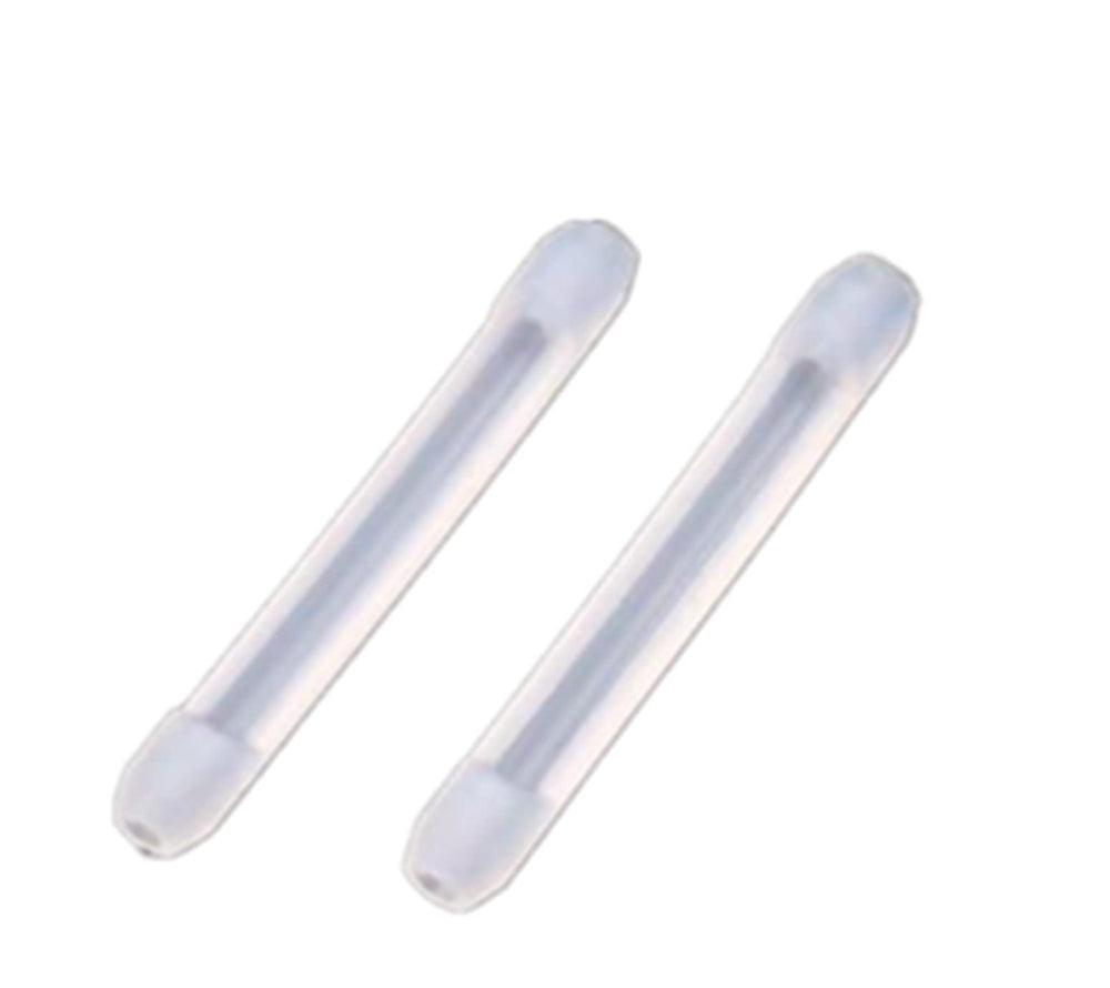 HeCheng HTS007 clear anti-slip silicone temple ear socks for glasses - pair 1