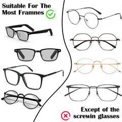 Usage demonstration of silicone eye wear nose pads and ear grips