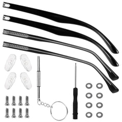 Two replacement glasses arms and legs with anti-slip silicone tips