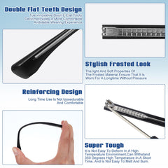 TR-90 material glasses arms, durable and flexible