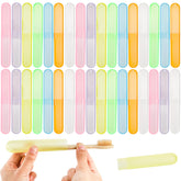 Hedume pink 35-piece travel toothbrush case