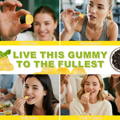 Gummy with natural honey flavor and texture close-up