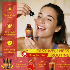HEERB proprietary blend including Hawthorn, Ginger, Berberine, Ashwagandha, Elderberry