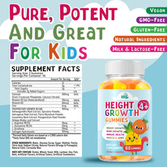 60 gummies per bottle with kid-friendly packaging