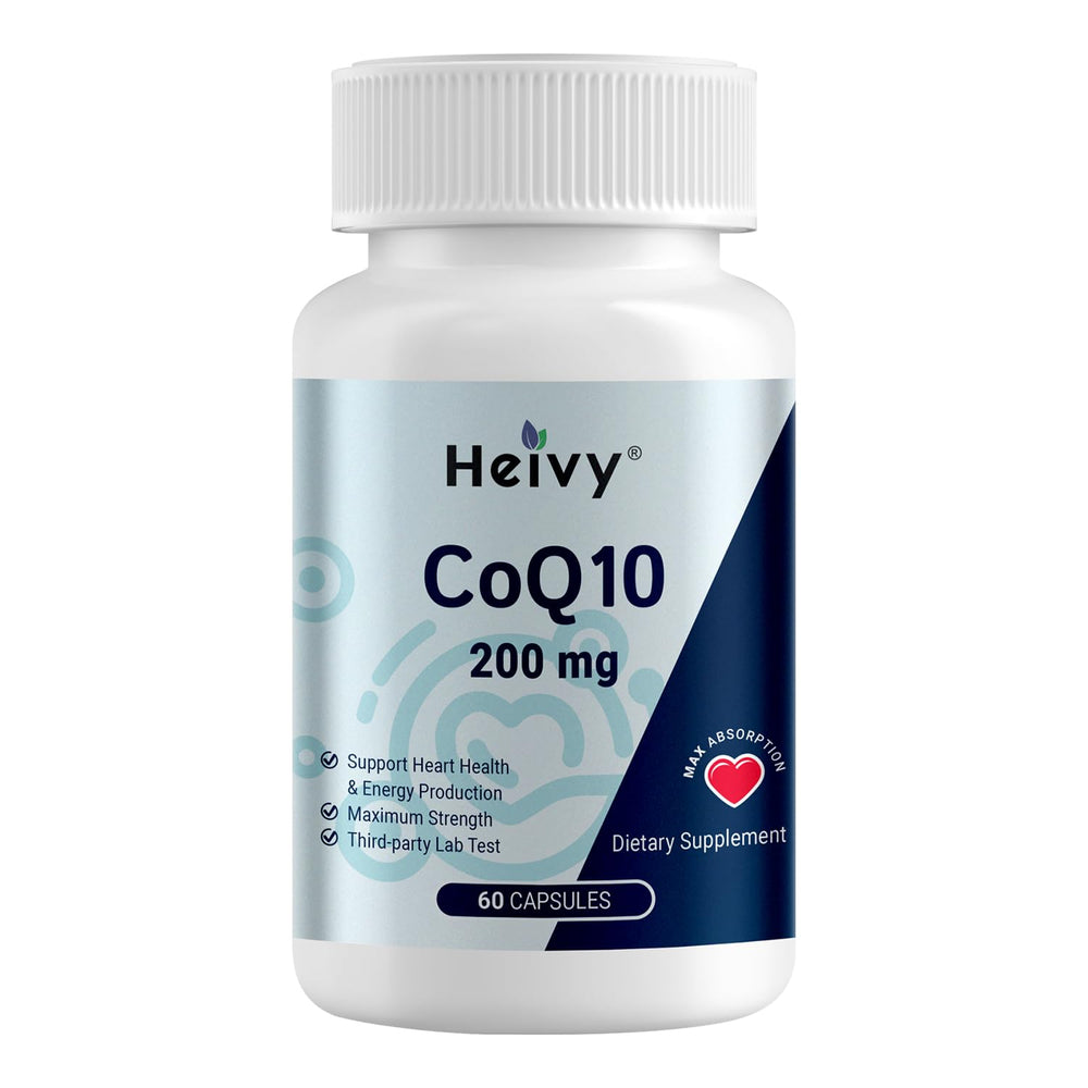 Hero image of Heivy CoQ10 200mg bottle