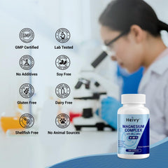 GMP-certified USA facility logo for Heivy supplement production